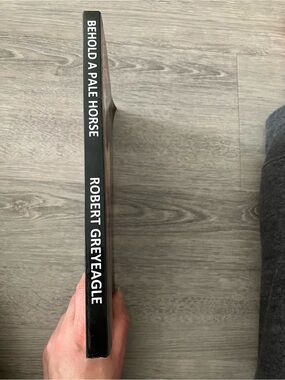 3/$15 Black Decorative Book Accent - Behold a Pale Horse
